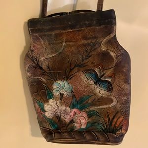 Vintage hand painted bag